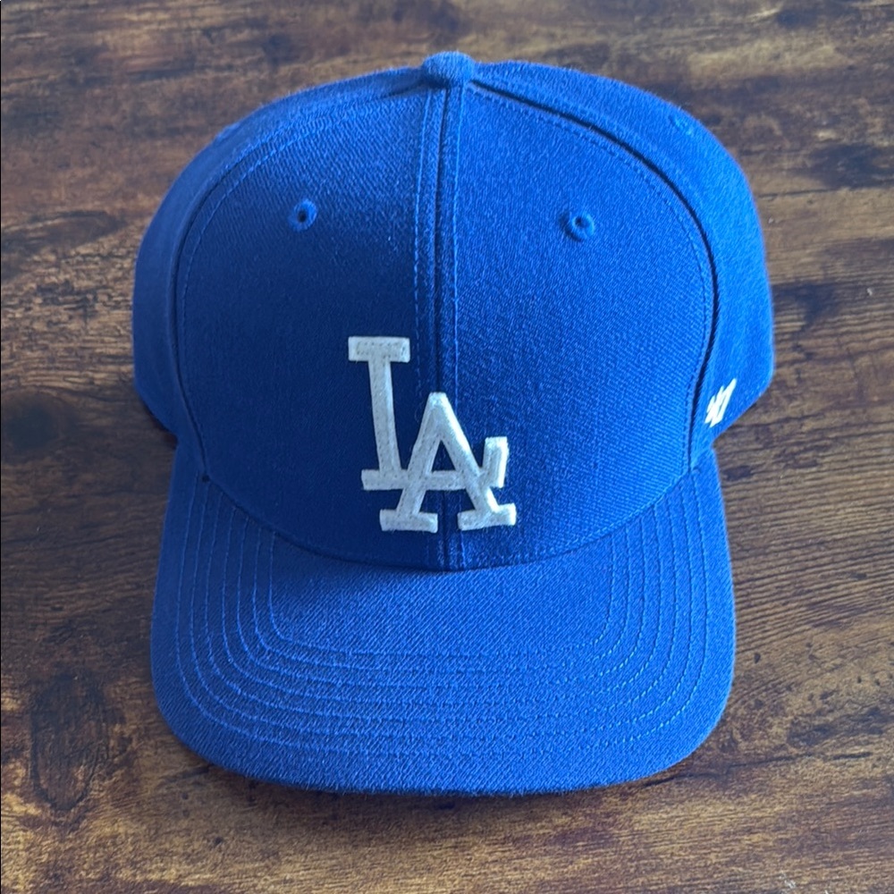 Los Angeles Dodgers Blue LA Adult Cap Hat 47 Brand